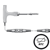 Termorresistencia NTC sonda sacacorchos para congelados, venta en gesa Termorresistencia NTC sonda sacacorchos para congelados, venta en gesa
