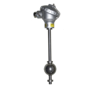 NFR5E Sensor de nivel recto con cabezal - flotador de Ø52mm montaje exterior sin rosca NFR5E Sensor de nivel recto con cabezal - flotador de Ø52mm montaje exterior sin