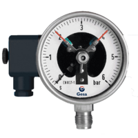 Manómetro con contacto eléctrico Manometer mit elektrischem Kontakt