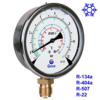 Druckmanometer für Kältetechnik mit Gehäuse aus Edelstahl und dichtem Verschluss Druckmanometer für Kältetechnik M0501 mit Gehäuse aus Edelstahl und dichtem Vers