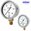 Druckmanometer für Niederdruck mit Edelstahlgehäuse Druckmanometer M0403 für Niederdruck mit Edelstahlgehäuse