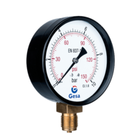 Pressure gauges with black steel case Pressure gauge with black steel case M0201