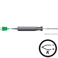 Termopar tipo k sonda rígida en acero inox para almacenaje, de venta en Gesa Termopar tipo k sonda rígida en acero inox para almacenaje, de venta en Gesa