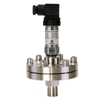 Piezoresistive pressure transmitter with membrane separator Piezoresistive pressure transmitter with membrane separator