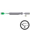  Termopar tipo k de sonda para superficies a altas temperaturas