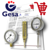 certificados para termometros y manometros emitidos por Gesa Termometros S.L.
