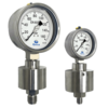Pressure gauge with welded diaphragm separator for high pressures. Up to 600 bar M0306S103 Pressure gauge with welded diaphragm separator for high pressures. Up