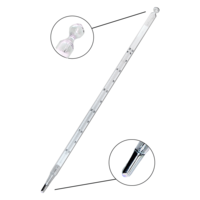 Termómetro de mercurio con escala de opal de 0 a 50ºC Termómetro de mercurio con escala de opal de 0 a 50ºC