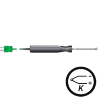 Termopar tipo k sonda para superficies con sensor de muelle, de venta en Gesa Termopar tipo k sonda para superficies con sensor de muelle, de venta en Gesa