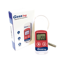 Registador de dados GesaLog registador de temperatura com sonda externa e relatório PDF automático Registador de dados GesaLog registador de temperatura com sonda externa e relató