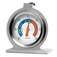 Analog fridge thermometers in stainless steel Analog fridge thermometers in stainless steel