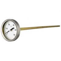termómetro para hornos termómetro especialmente diseñado para colocar en embocadura de hornos grandes