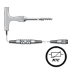 Termorresistencia NTC sonda sacacorchos para congelados, venta en gesa