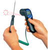 Infrared thermometer with socket for thermocouple probe up to 1370ºC RAYTEMP 8 Infrared thermometer with socket for thermocouple probe up to 1370ºC RAYTEMP 8