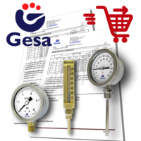 Certificado de calibración emitido por Gesa termometros S.L. certificados para termometros y manometros emitidos por Gesa Termometros S.L.