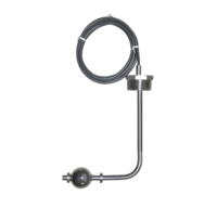 Sensor de nivel Acodado - Interruptor de flotador de Ø52 mm con cable y conexión roscada Sensor de nivel Acodado - Interruptor de flotador de Ø52 mm con cable y conexión
