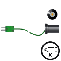 Termopar tipo k sonda magnética para superficies Termopar tipo k sonda magnética para superficies