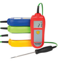 termometro digital para catering con sonda fija, thermamite termometro digital con sonda cable de penetración para catering, thermamite