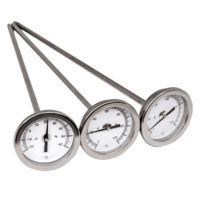 Termómetros de dial de alta resistencia para asfalto o tierra Termómetros de dial de alta resistencia para asfalto o tierra