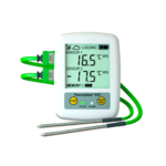 Data logger inalámbrico WiFi de -100 a 1372ºC de 2 canales termopares tipo K