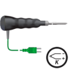 Termopar tipo k resistente e impermeble con punta reducida de venta en Gesa Termopar tipo k resistente e impermeble con punta reducida de venta en Gesa