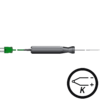 Termopar tipo k sonda de respuesta rápida con punta de aguja, de venta en Gesa Termopar tipo k sonda de respuesta rápida con punta de aguja, de venta en Gesa